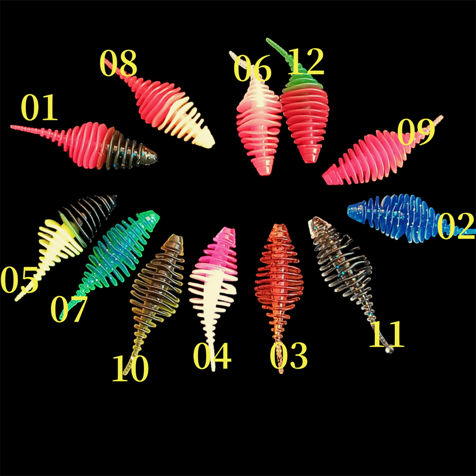 8PCS Soft Worm Fishing Lure Do - Jigger Double Sided recensione e prezzo