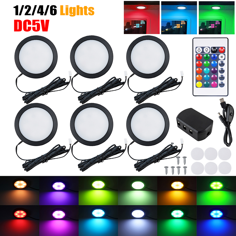 1/2/4/6 Lamp RGB LED Under Cab - Home Bar And Cabinet recensione e prezzo