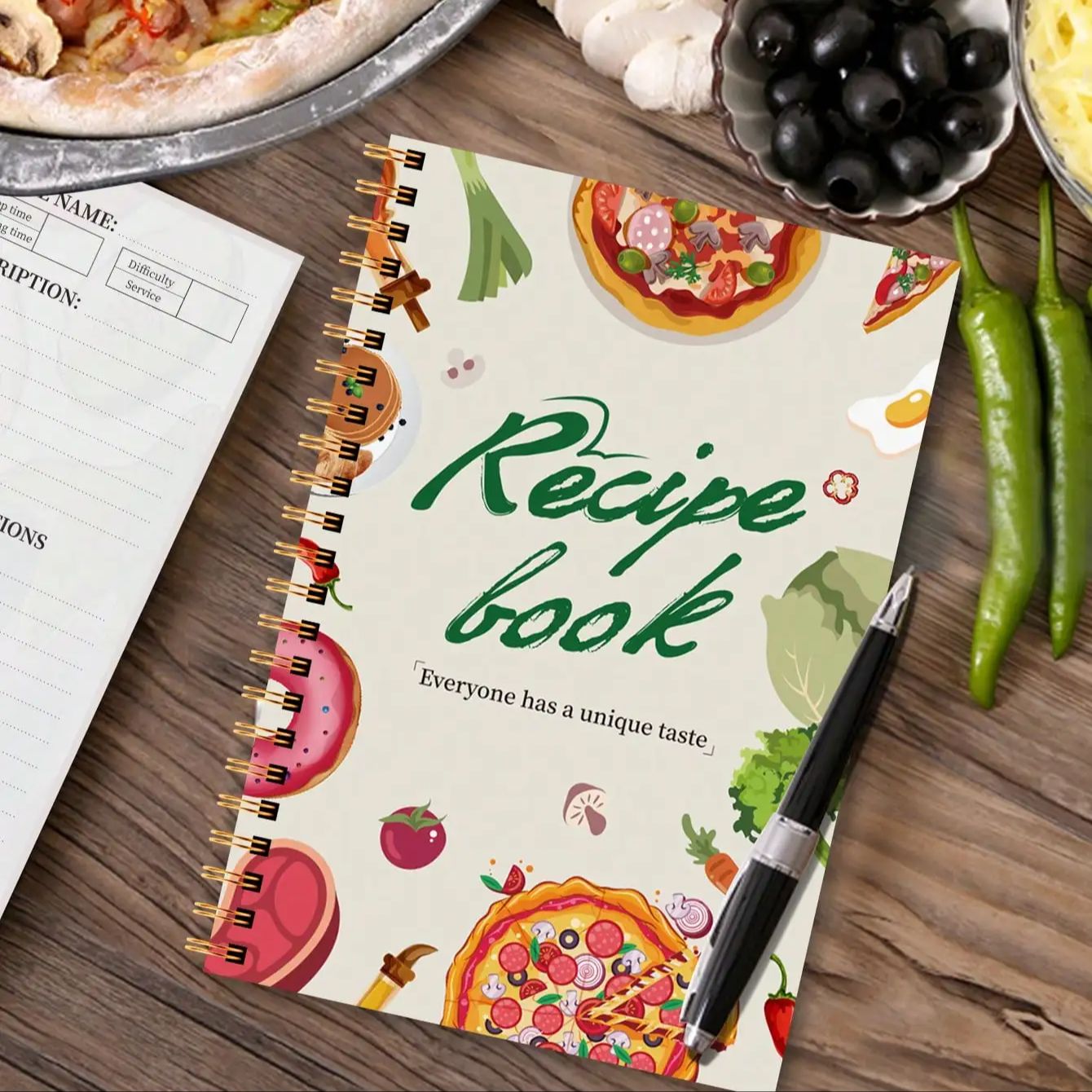 A5 Recipe Book with Full-Color - Cocktail Recipe Book recensione e prezzo