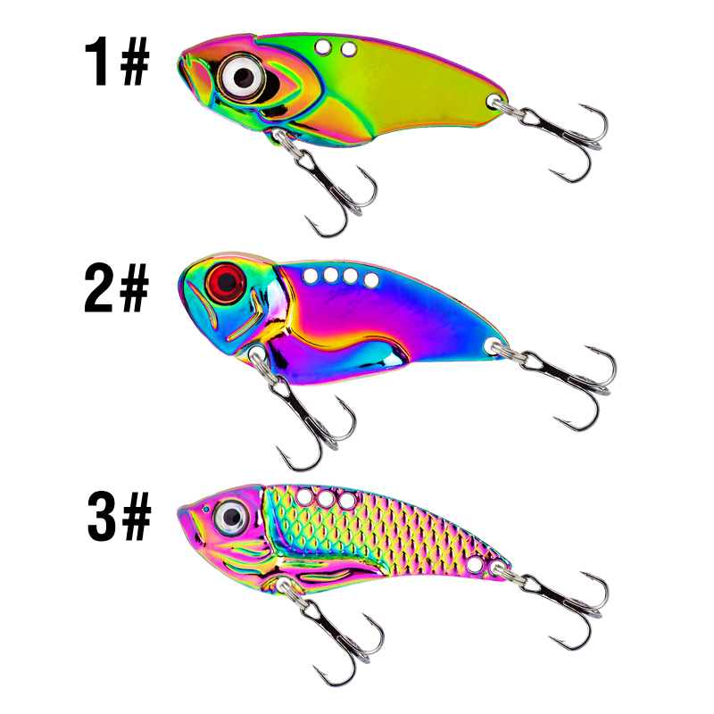3PCS Metal Colorful VIB Lure 5 - Jigger Double Sided recensione e prezzo