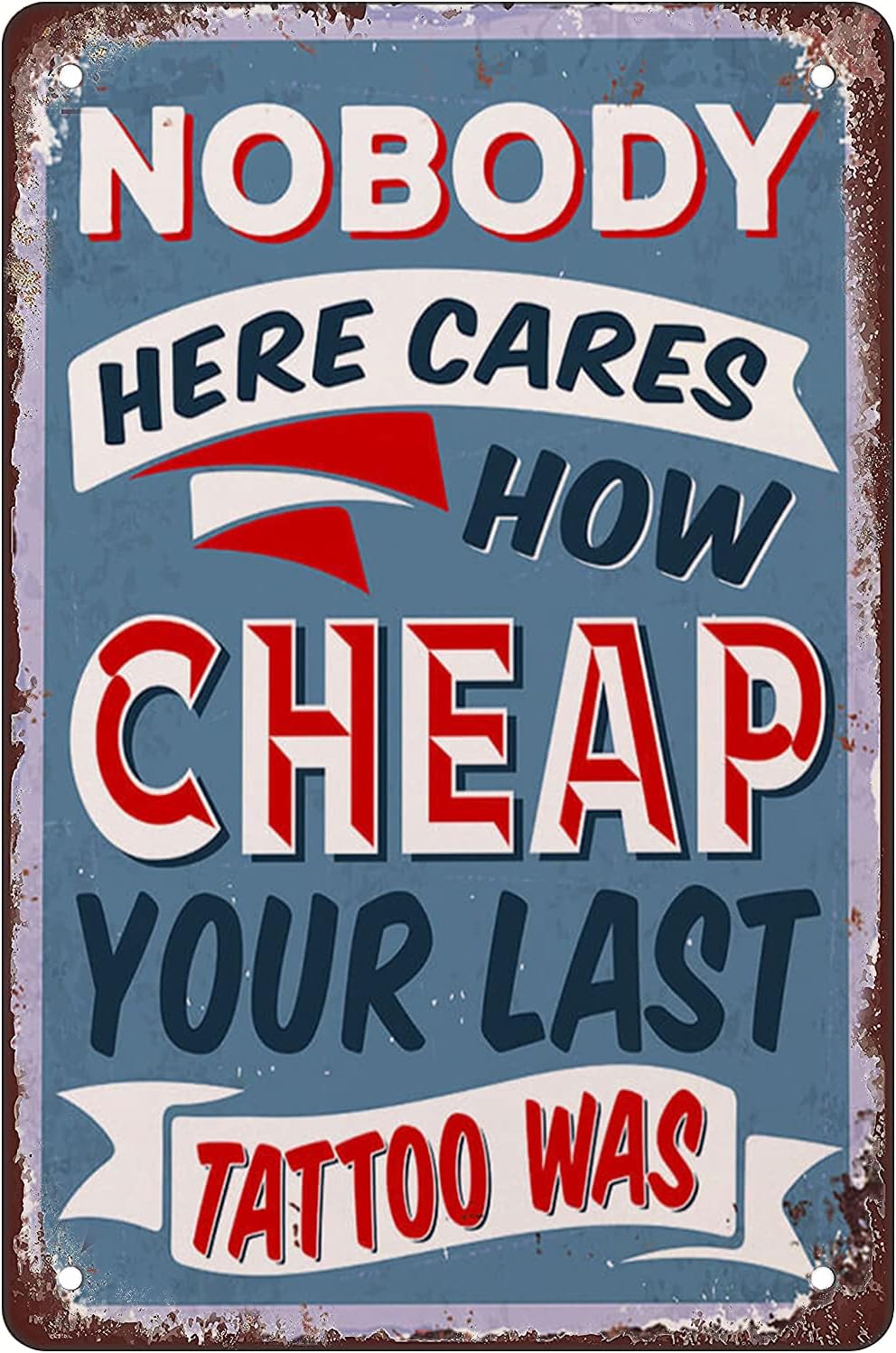 Tin Sign For Tattoo Retro Meta - Home Bar And Restaurant recensione e prezzo