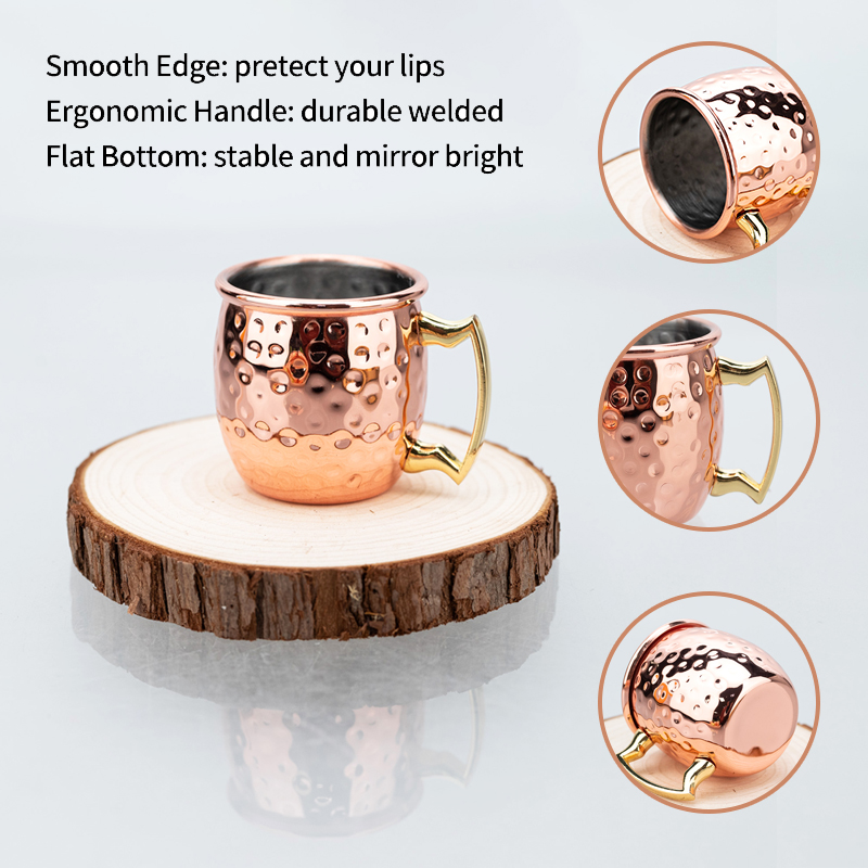 4Pcs 6Pcs 60ml Stainless Steel - Mule Copper Mug recensione e prezzo