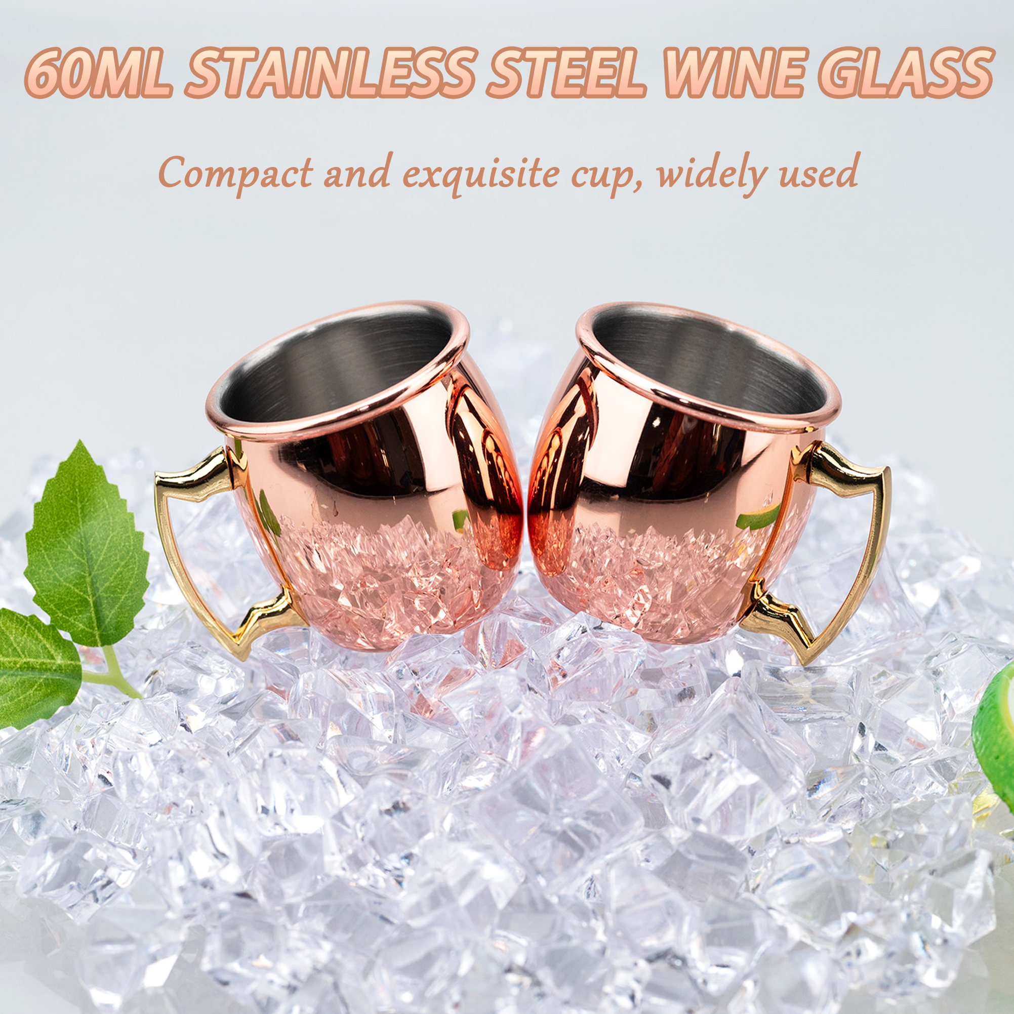 4Pcs 6Pcs 60ml Stainless Steel - Mule Copper Mug recensione e prezzo