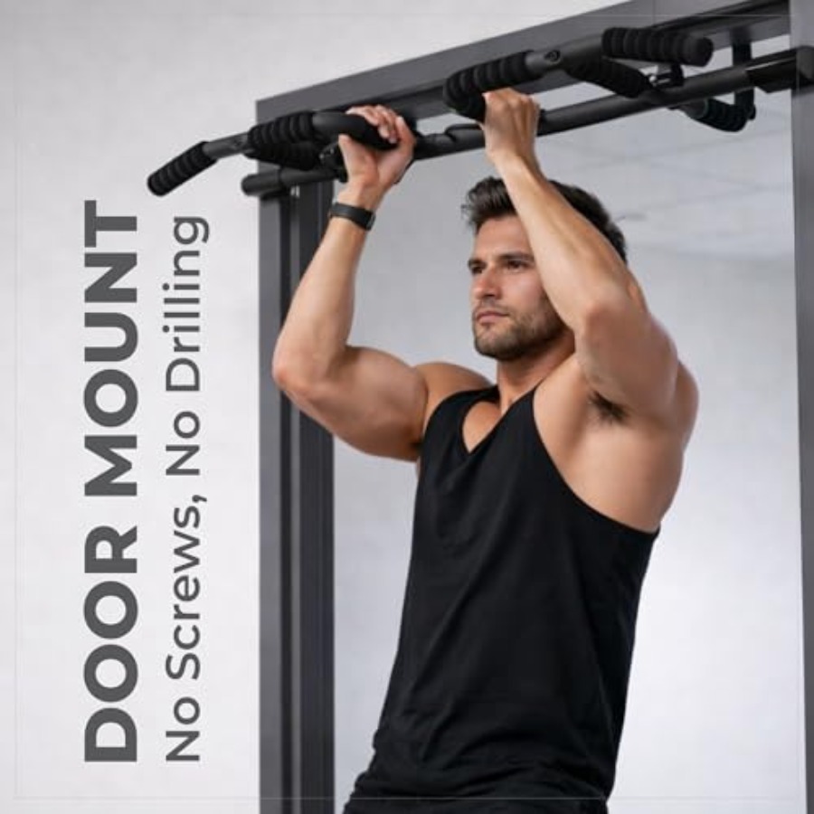Doorway Pull Up Bar Set with S - Home Bar Setup recensione e prezzo