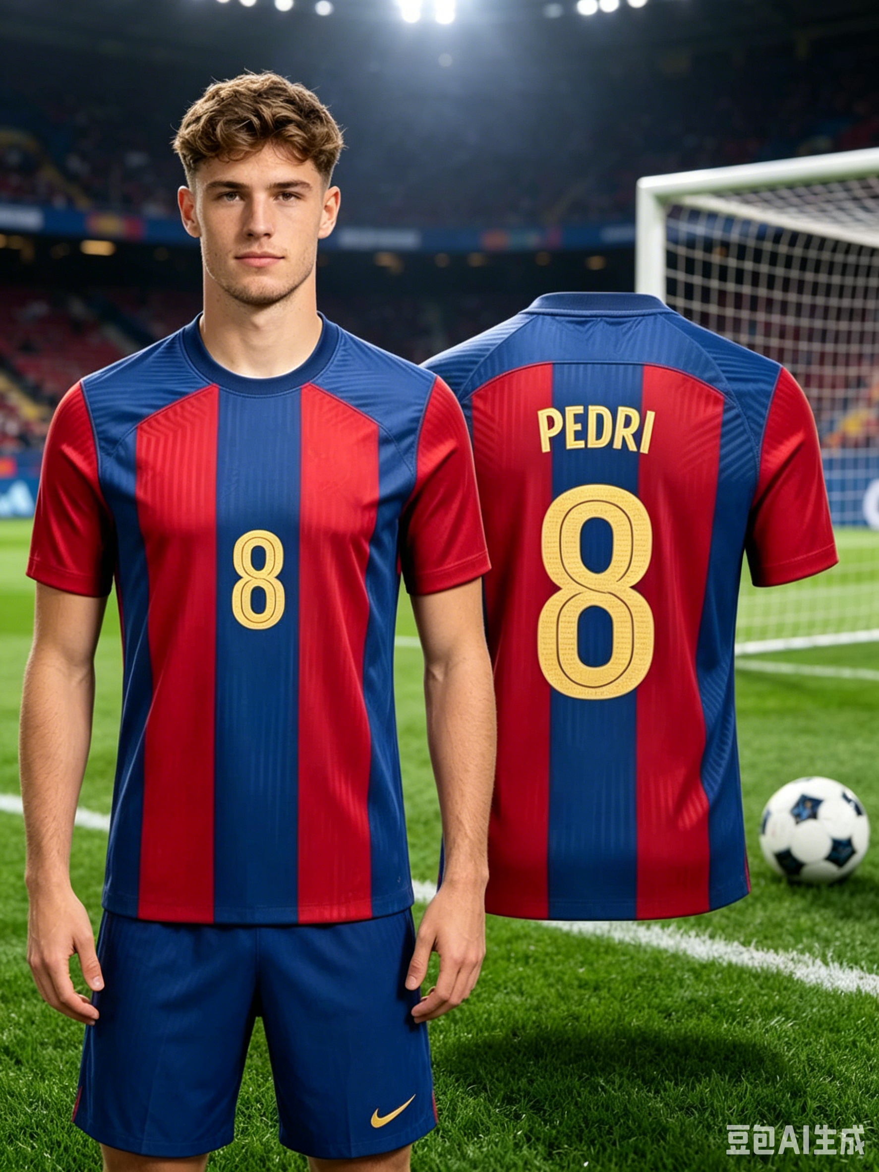 Pedri 8 Barcelona Home Soccer  - Home Barcelona recensione e prezzo