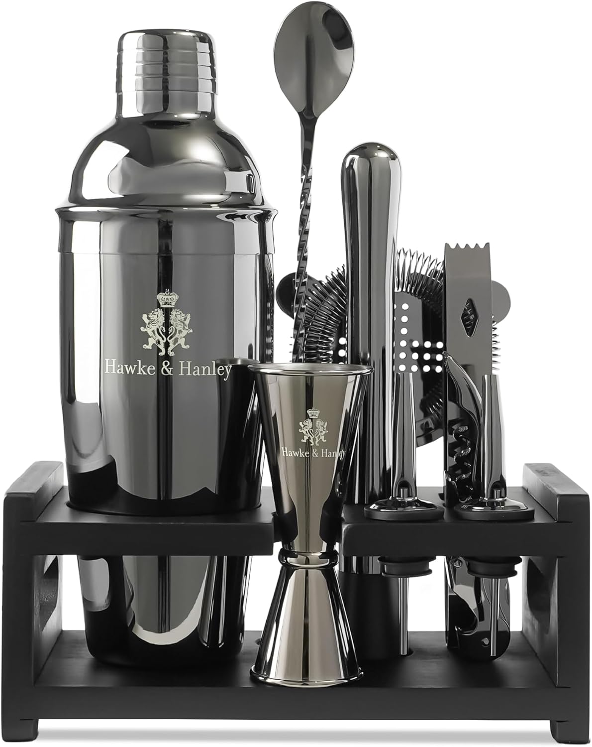 Cocktail Shaker Bar Set, 25 oz - Cocktail Recipe Book recensione e prezzo