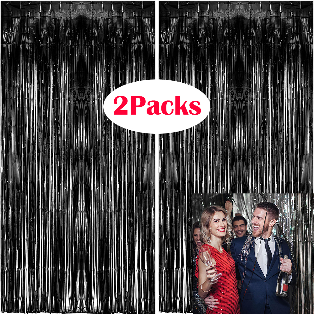 2Packs Black Metallic Tinsel F - Home Bargains recensione e prezzo