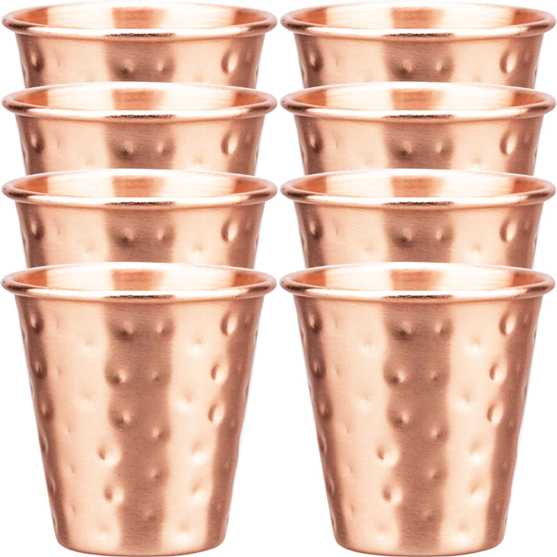 6cs 8Pcs New 100% Copper Cups  - Mule Copper Mug recensione e prezzo
