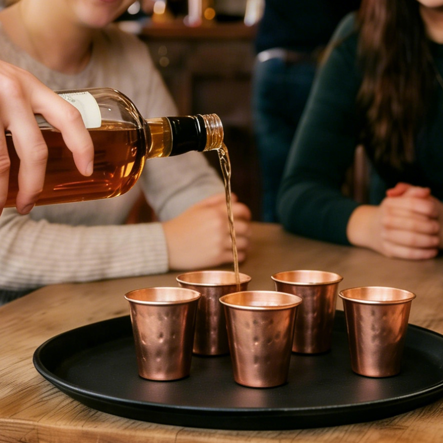 6cs 8Pcs New 100% Copper Cups  - Mule Copper Mug recensione e prezzo