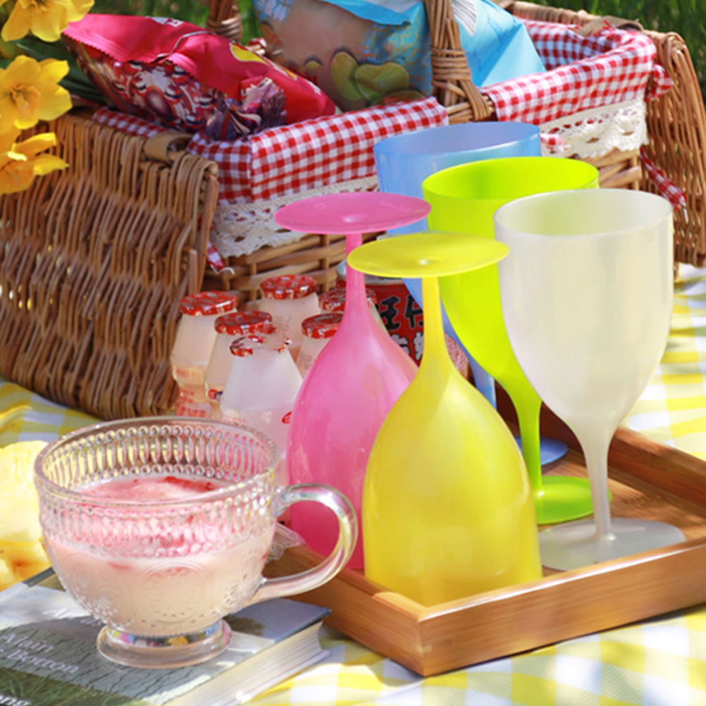 6Pcs Colorful Plastic Goblet S - Home Bar Set recensione e prezzo
