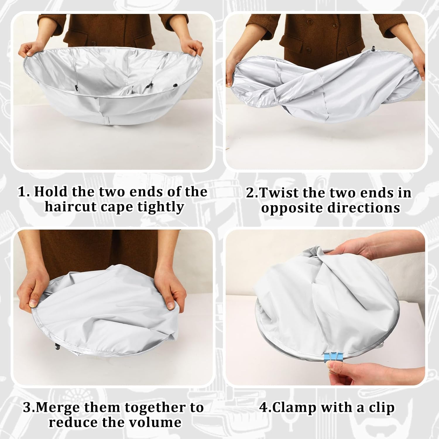 Hair Cutting Cape for All Ages - Home Barber recensione e prezzo