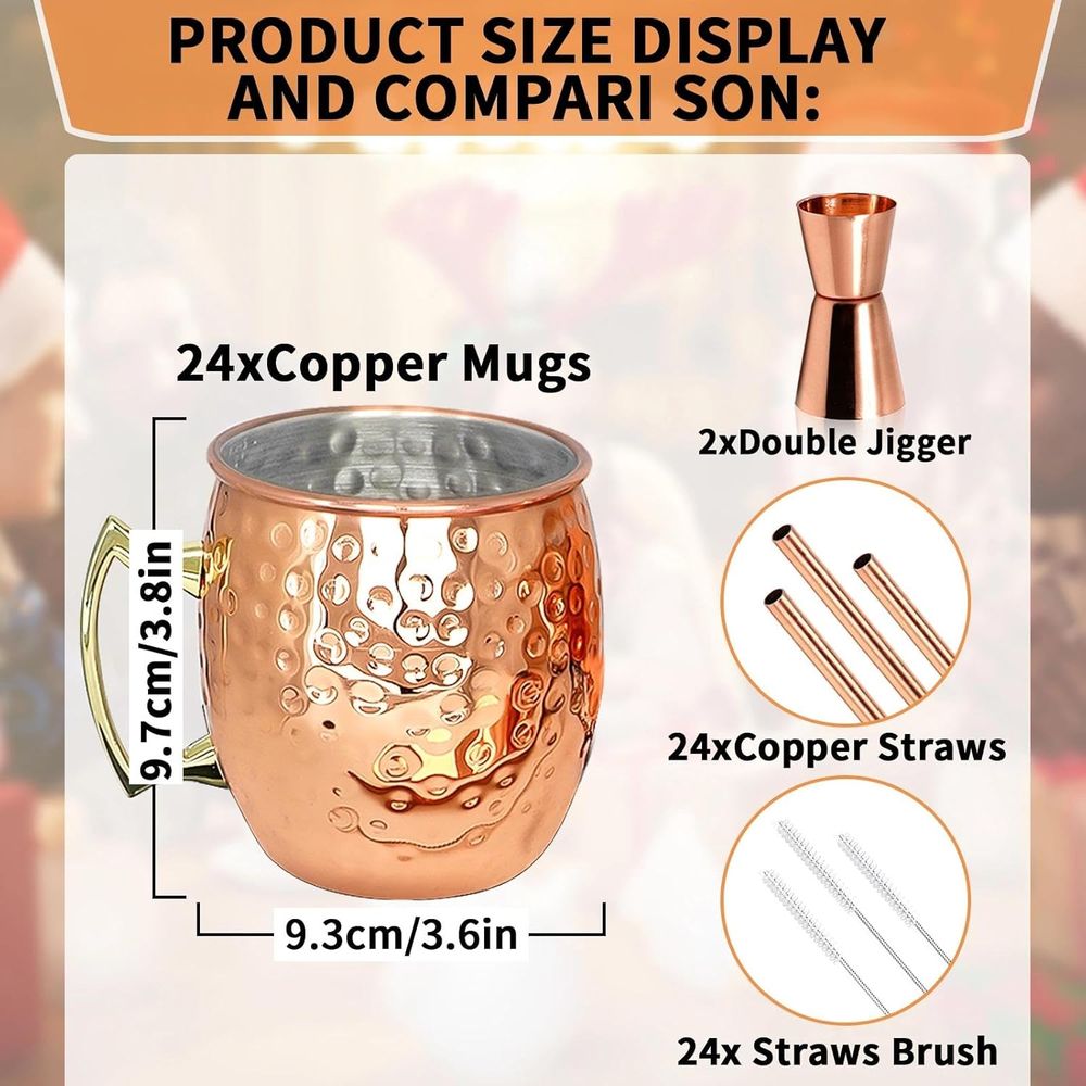 Moscow Mule Copper Mugs- Set o - Mule Copper Mug recensione e prezzo
