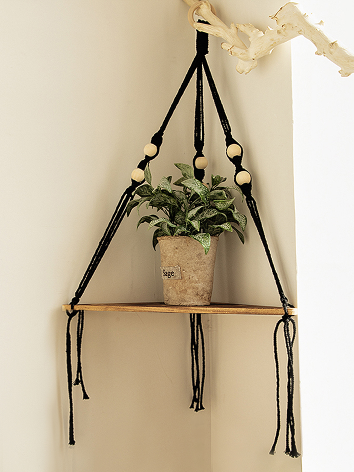 Wooden Corner Shelf Wall Decor - Home Bar Shelves recensione e prezzo