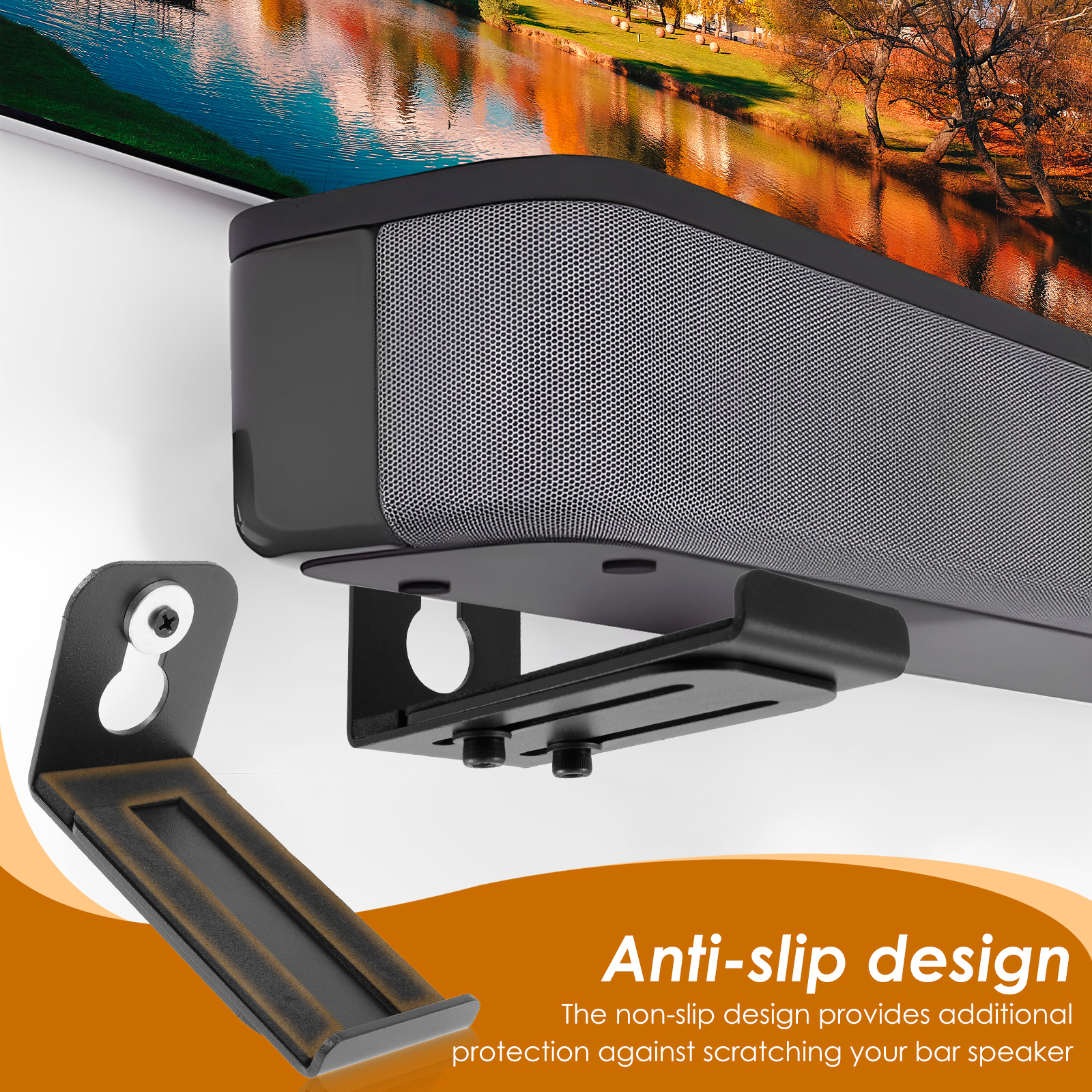 2Pcs Soundbar Speaker Stands W - Home Bar Setup recensione e prezzo