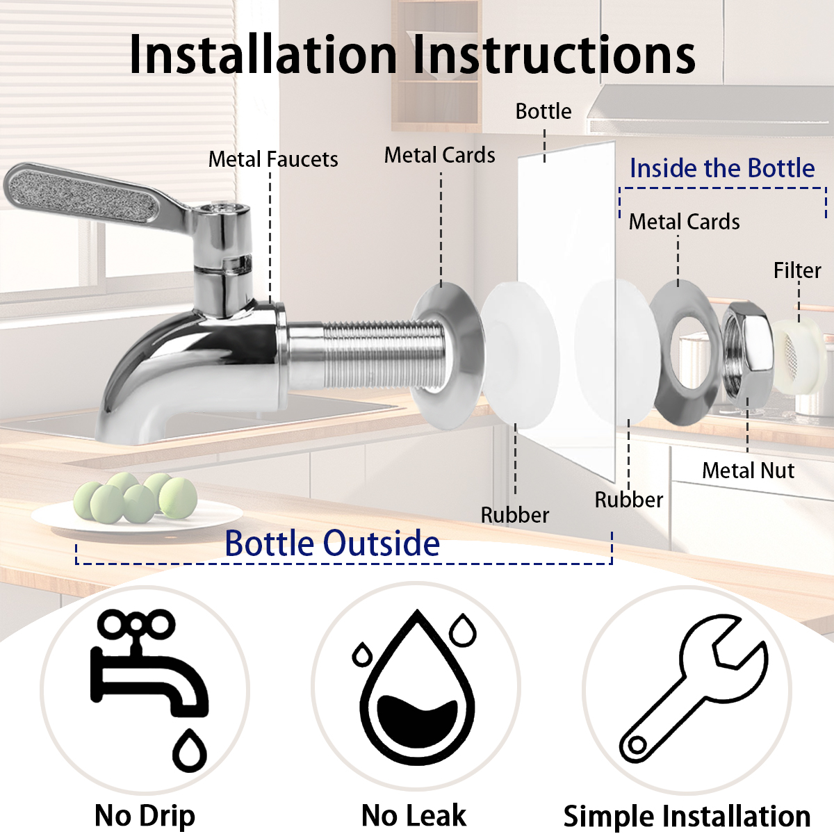Drink Dispenser 2 Packs 1 Gall - Citrus Juicer Bar recensione e prezzo