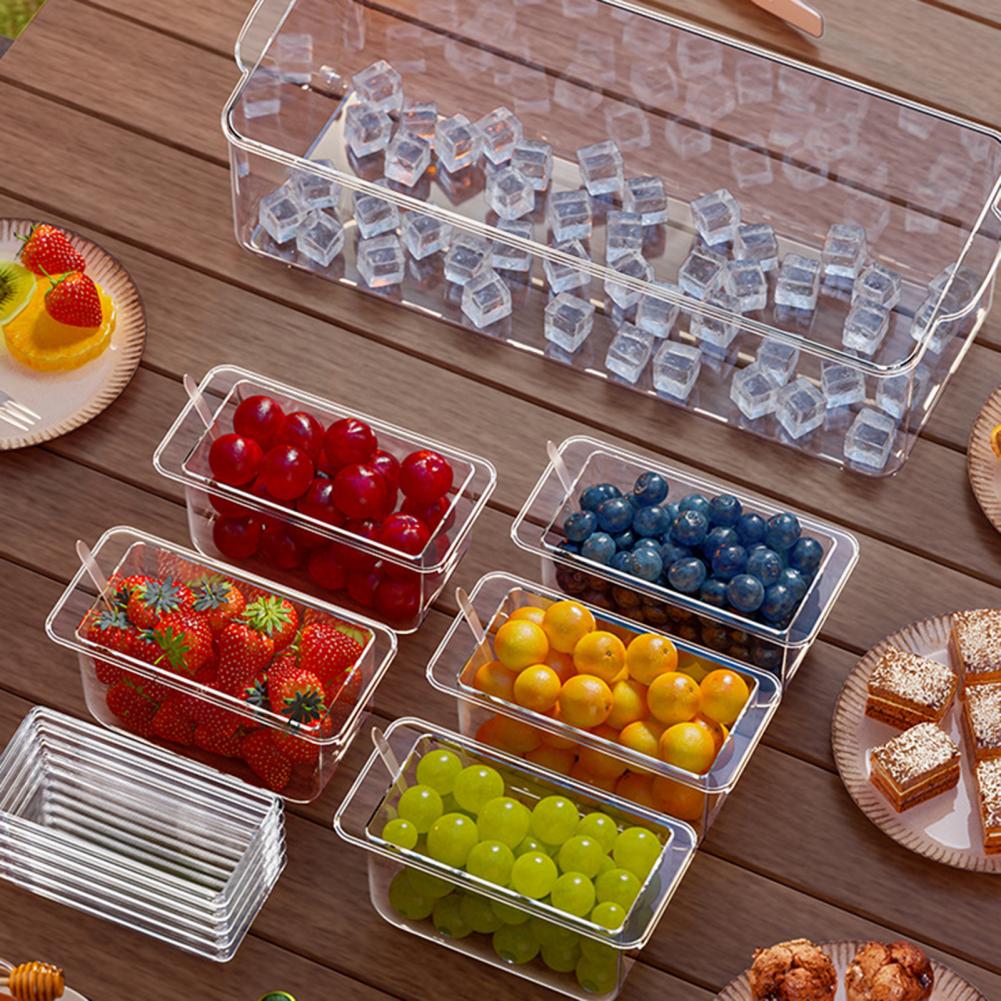Taco Bar Serving Set for Party - Garnish Tray Set recensione e prezzo