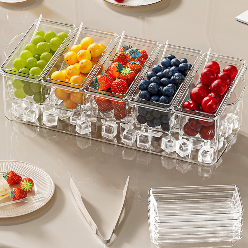 Taco Bar Serving Set for Party - Garnish Tray Set recensione e prezzo