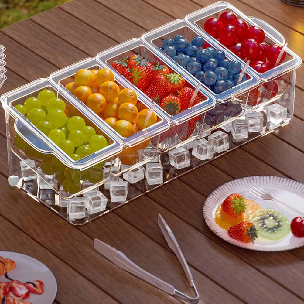 Taco Bar Serving Set for Party - Garnish Tray Set recensione e prezzo