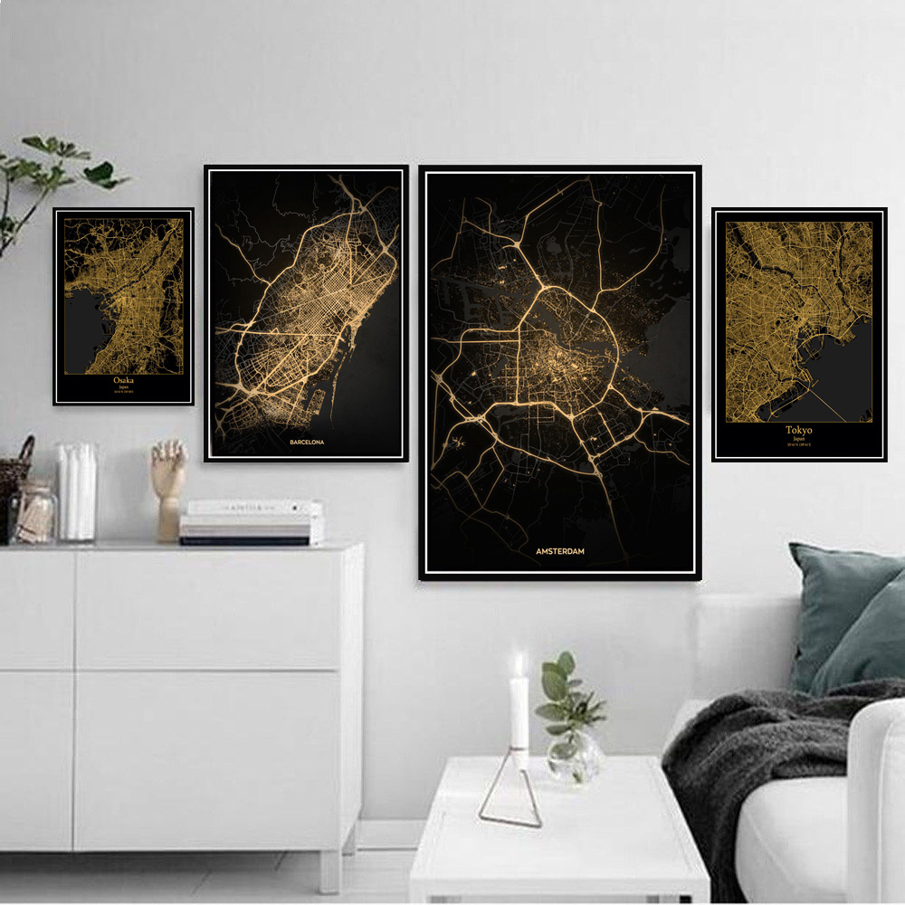 Poster Prints Amsterdam Tokyo  - Home Barcelona recensione e prezzo