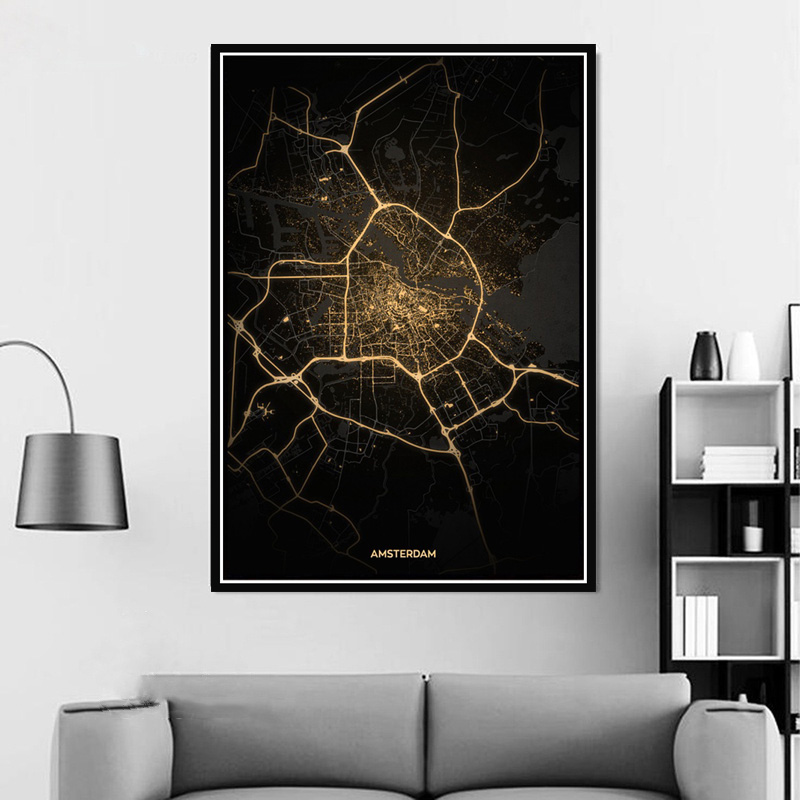 Poster Prints Amsterdam Tokyo  - Home Barcelona recensione e prezzo