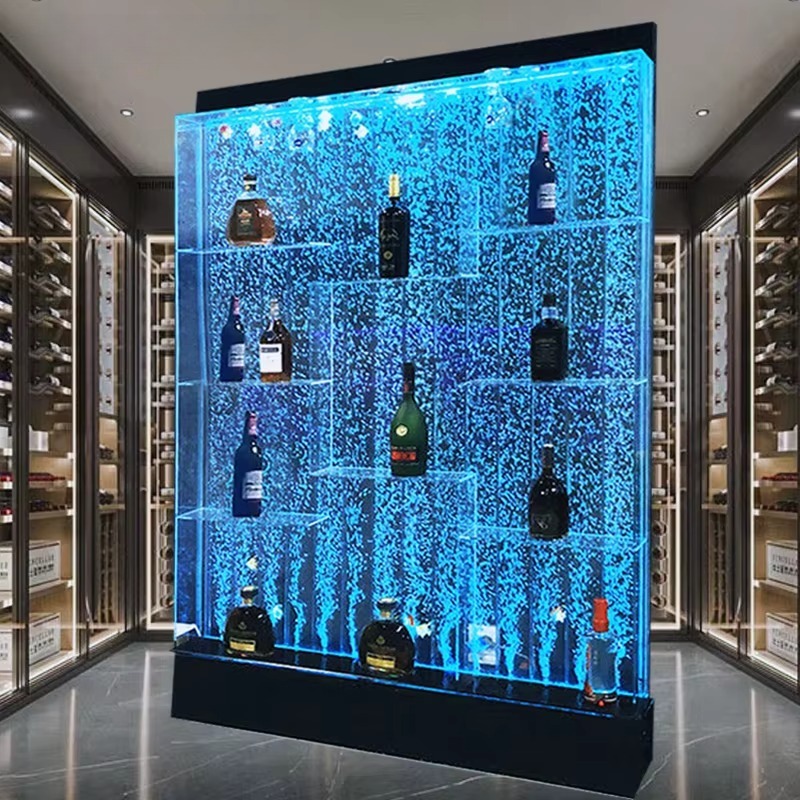 Customized Acrylic LED Water B - Home Bar Shelves recensione e prezzo