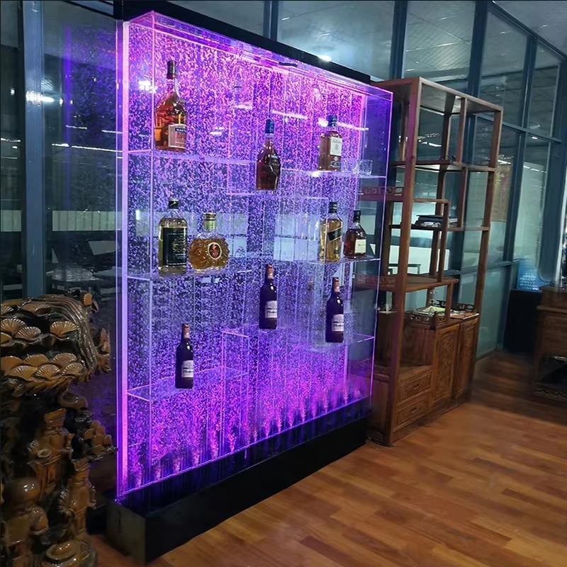 Customized Acrylic LED Water B - Home Bar Shelves recensione e prezzo
