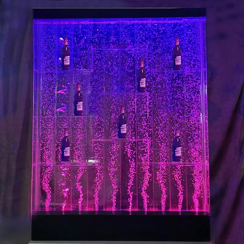 Customized Acrylic LED Water B - Home Bar Shelves recensione e prezzo