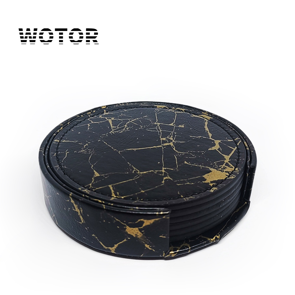 WOTOR 6PCS Stone Grain Leather - Home Bar And Counter recensione e prezzo