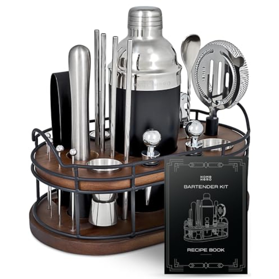 Bartender Kit - 22-Piece Cockt - Cocktail Recipe Book recensione e prezzo
