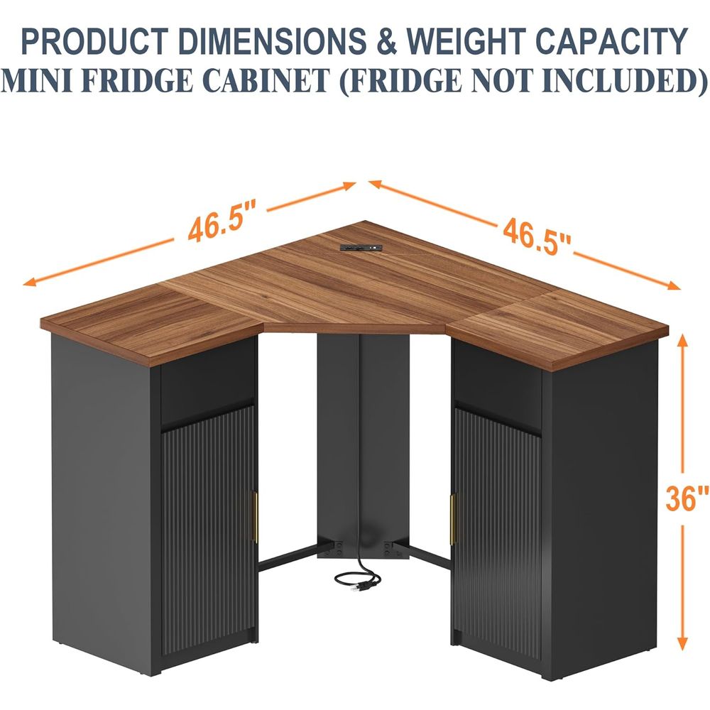 Ridged Space Bar Cabinet, Stor - Home Bar Setup recensione e prezzo
