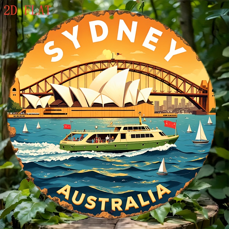 2D Metal Sign Sydney Australia - Home Bar Sydney recensione e prezzo