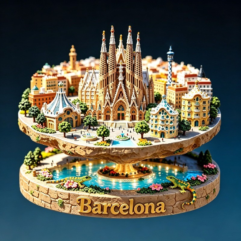 Spain Metal Fridge Magnets Bar - Home Barcelona recensione e prezzo