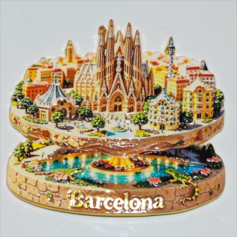 Spain Metal Fridge Magnets Bar - Home Barcelona recensione e prezzo