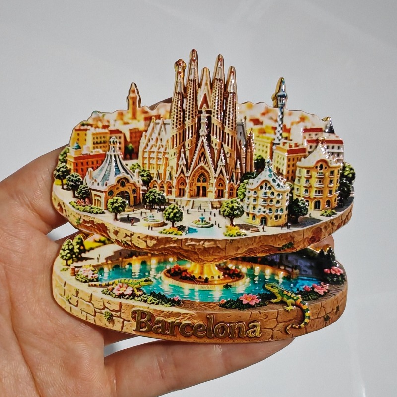 Spain Metal Fridge Magnets Bar - Home Barcelona recensione e prezzo
