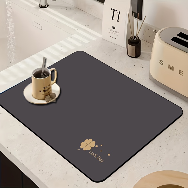 Dark Grey Clover Luck Dish Dry - Home Bar And Counter recensione e prezzo