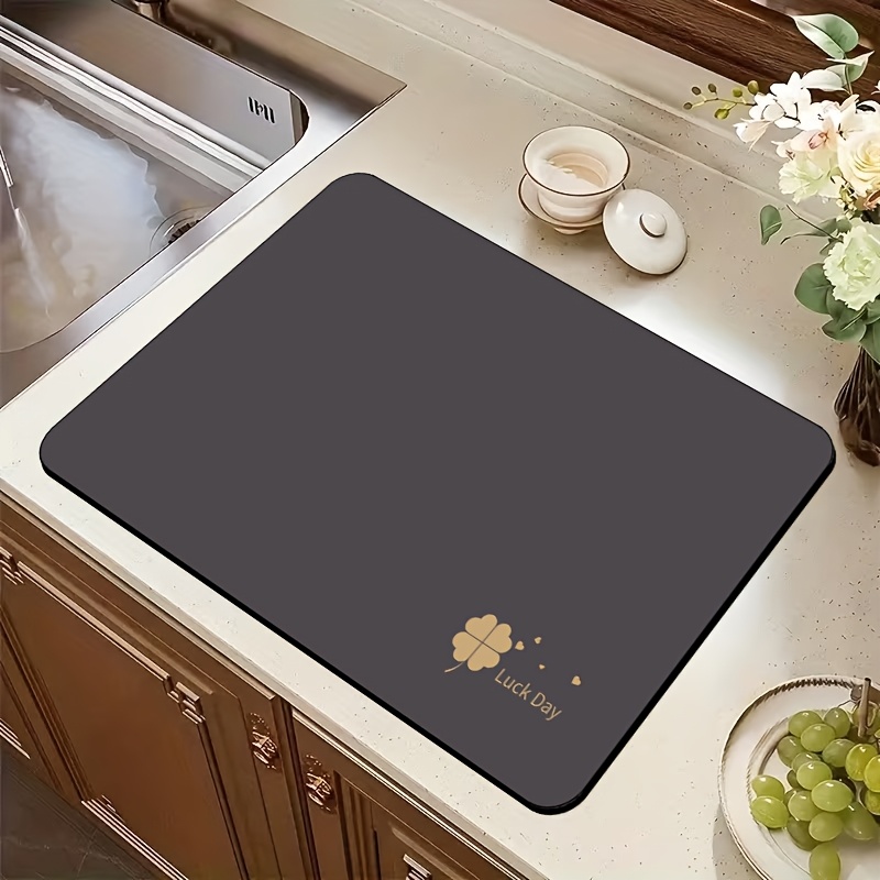 Dark Grey Clover Luck Dish Dry - Home Bar And Counter recensione e prezzo