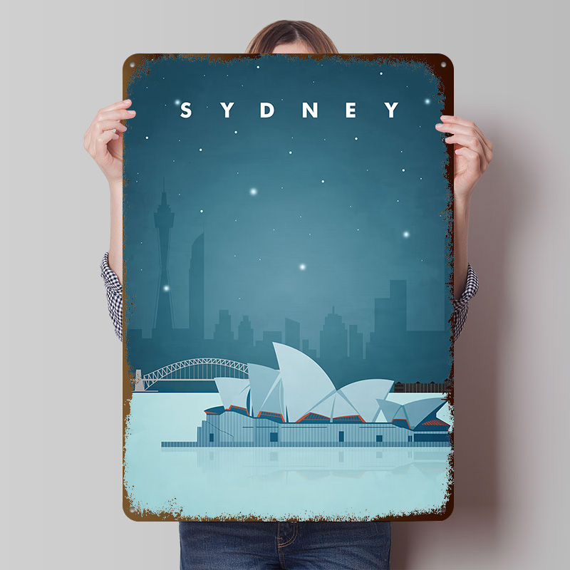 Sydney Travel Poster Customize - Home Bar Sydney recensione e prezzo