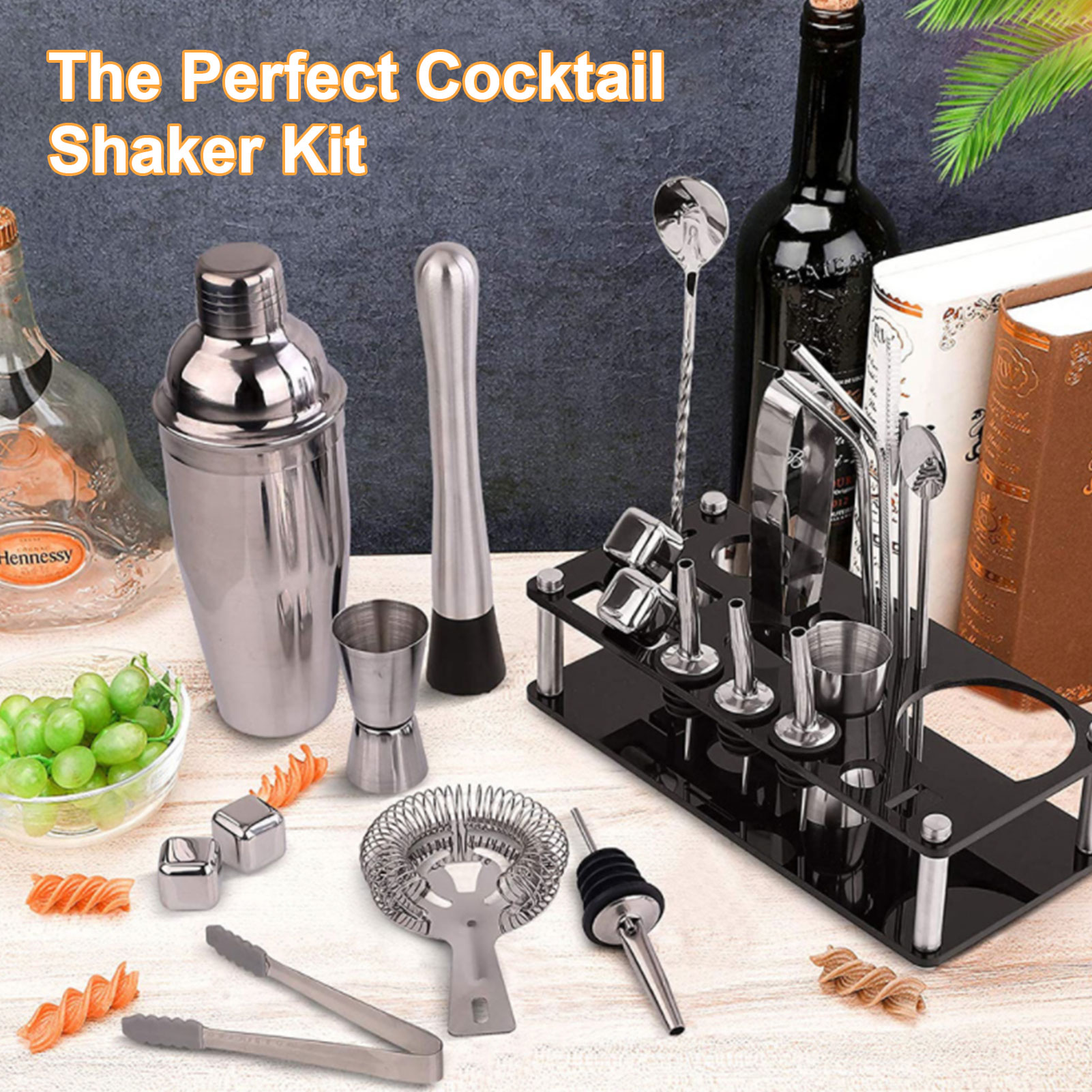 Cocktail Making Set Shaker Sta - Cocktail Recipe Book recensione e prezzo