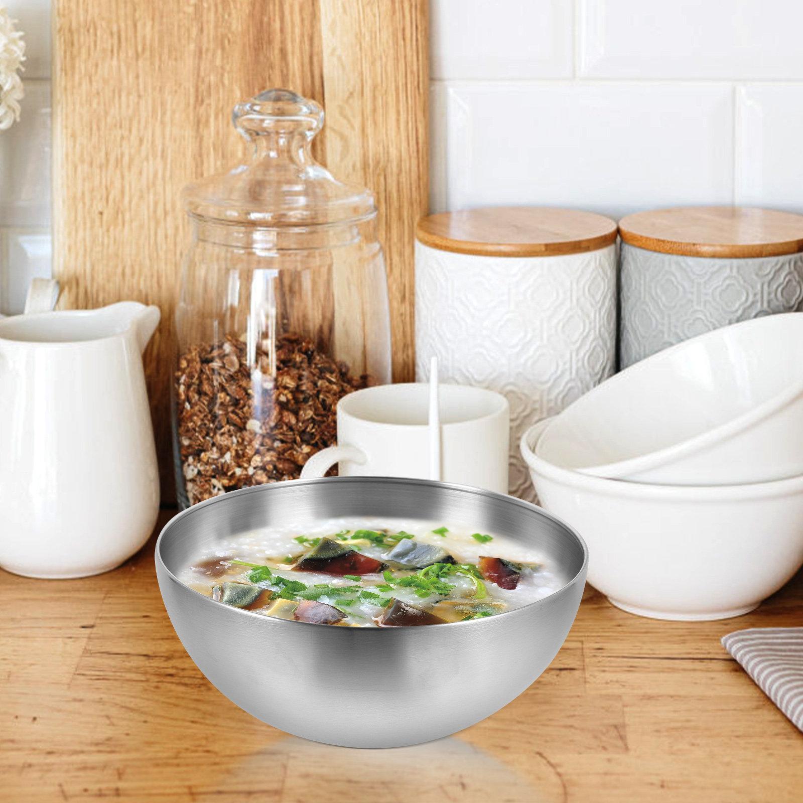4Pcs Stainless Steel Bowl Set  - Home Bar Set recensione e prezzo