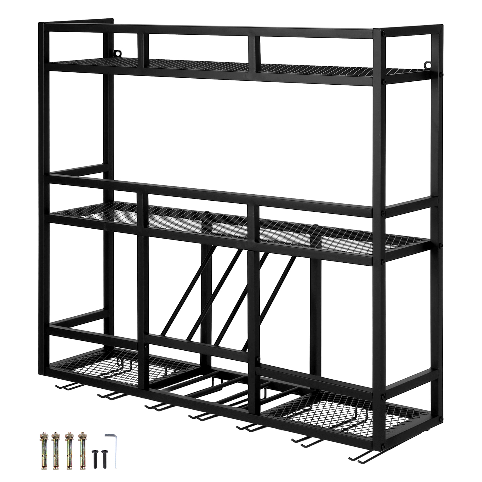 3 Tiers Wall Mounted Wine Rack - Home Bar Shelf recensione e prezzo