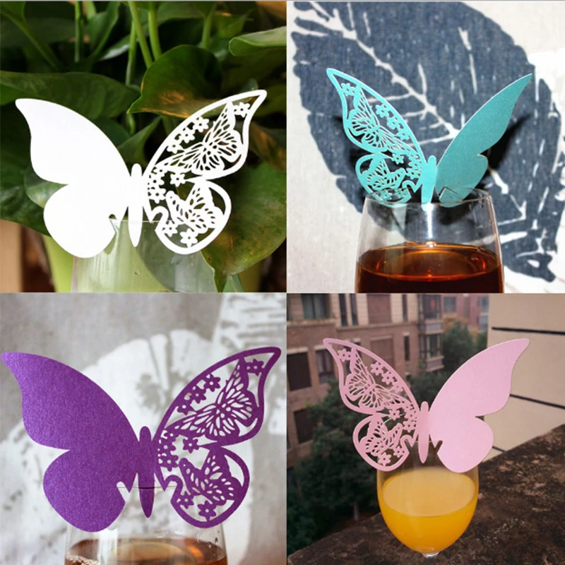 50Pcs/lot 3D Butterfly Party C - Cocktail Recipe Book recensione e prezzo