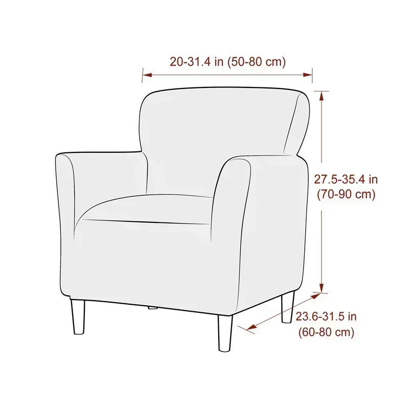1PC Jacquard Tub Armchairs Cha - Home Bar Seating recensione e prezzo