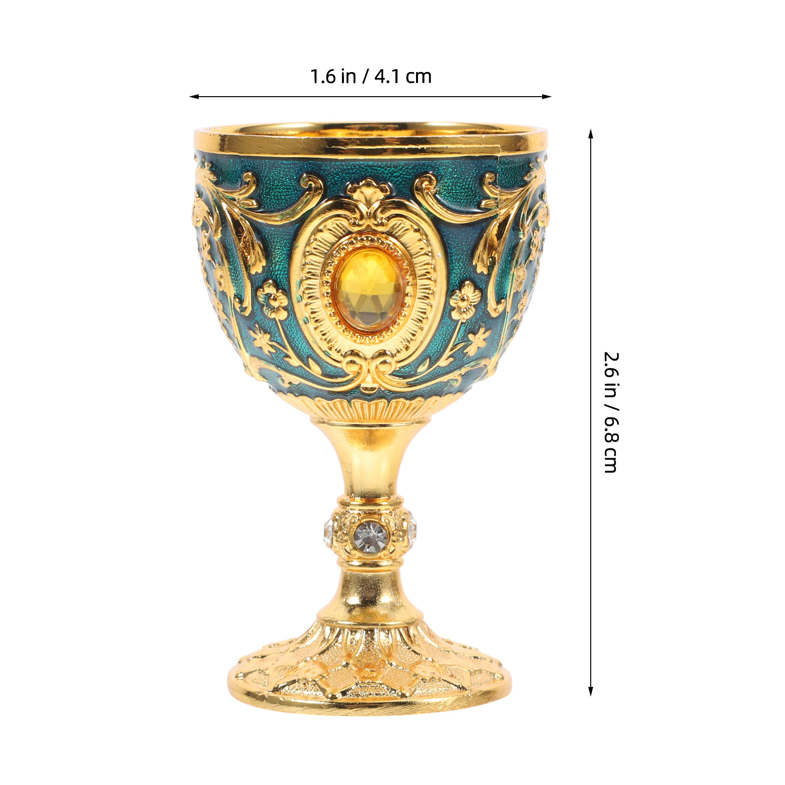 Gold Chalice Cup Retro Vintage - Old Fashioned Glass recensione e prezzo
